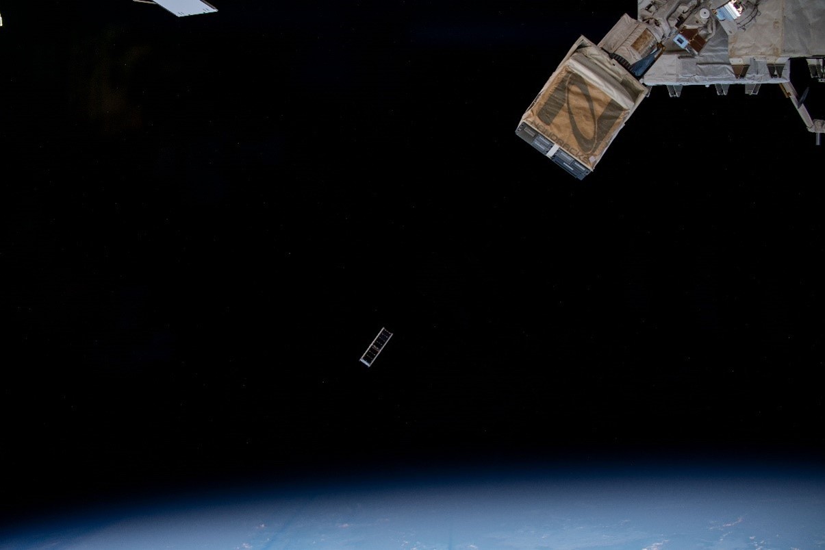 a satellite from space